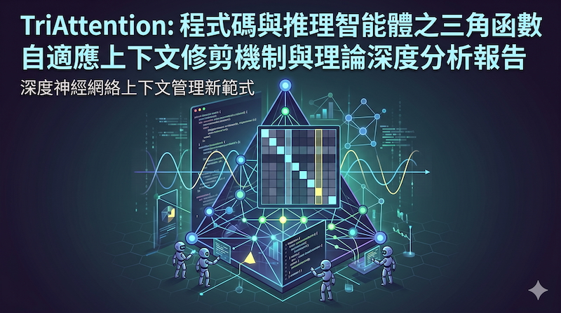 TriAttention:程式碼與推理智能體之三角函數自適應上下文修剪機制與理論深度分析報告
